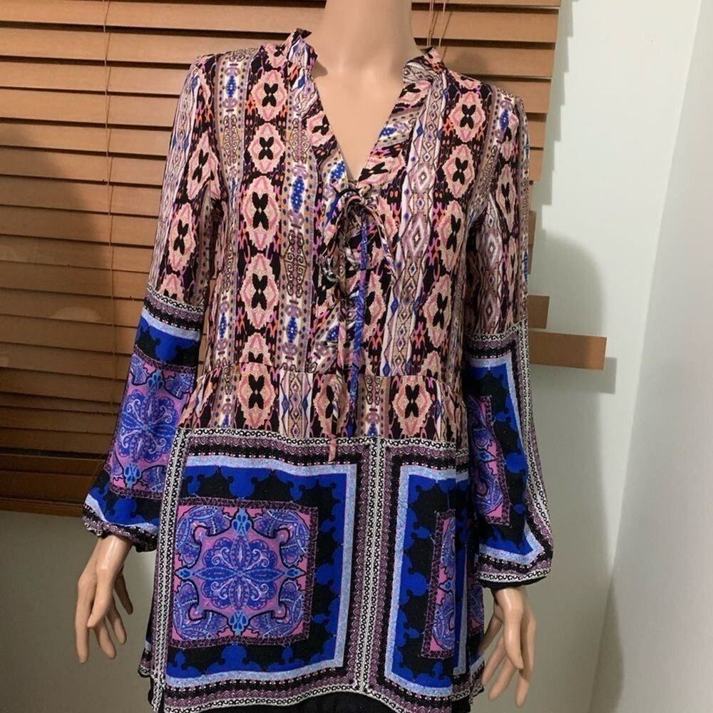 DESIGN RECIPE BOHO MINI DRESS SIZE S